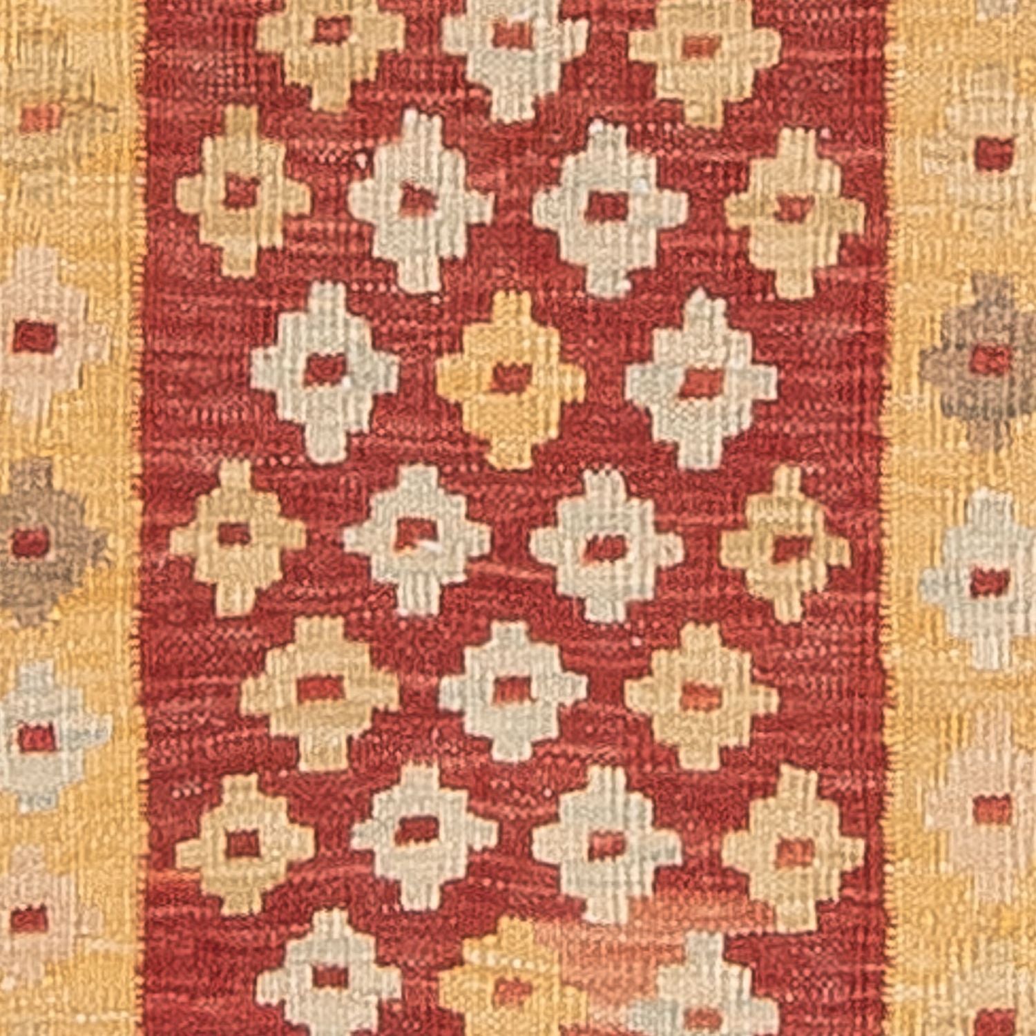 Løber Kelim Carpet - Splash - 197 x 71 cm - flerfarvet