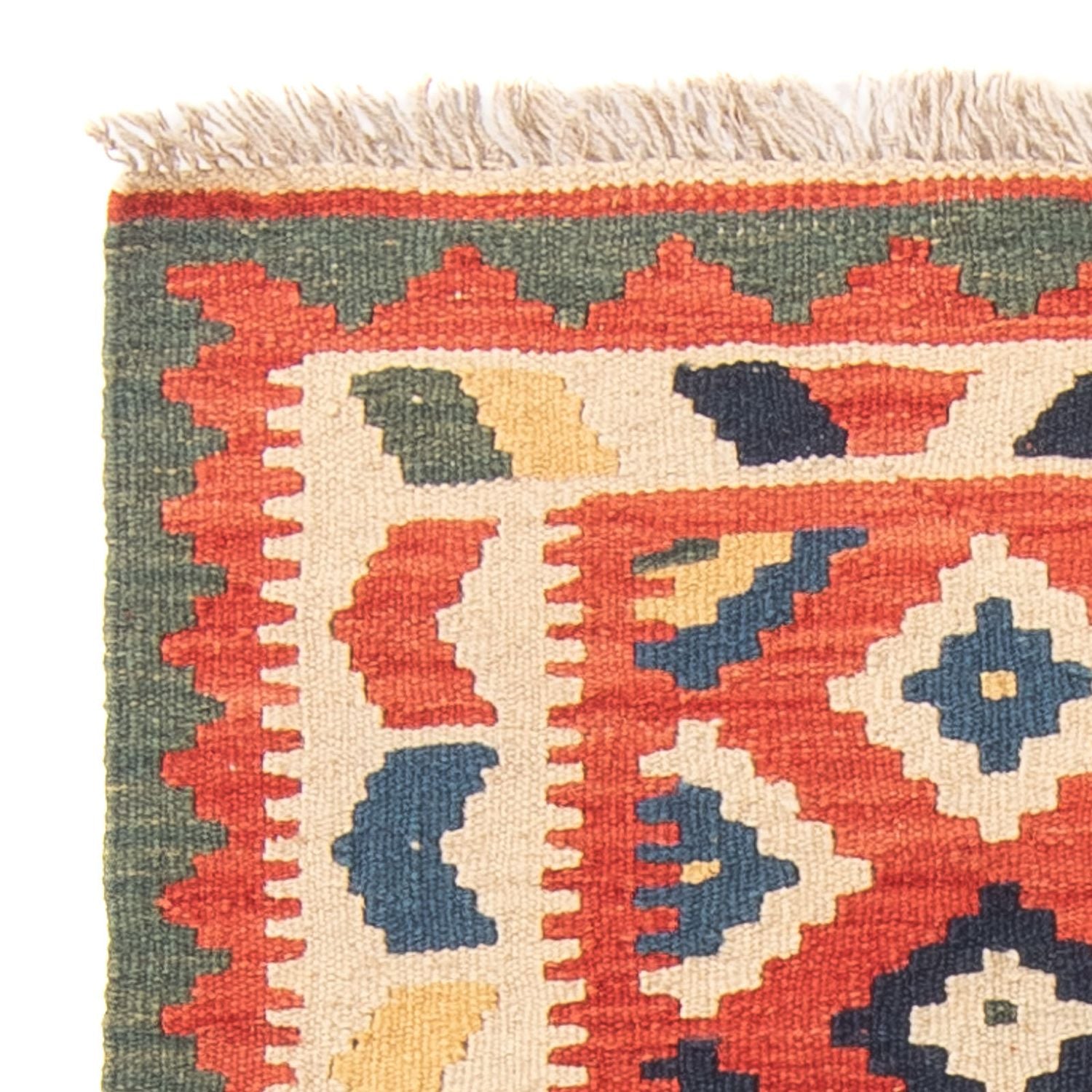 Kelim-tæppe - orientalsk - 97 x 66 cm - rød