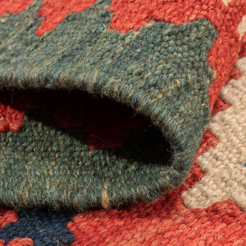 Kelim-tæppe - orientalsk - 97 x 66 cm - rød