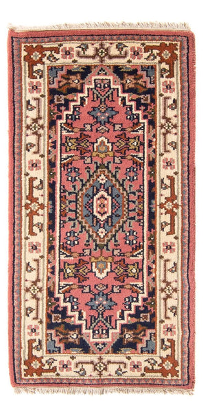 Orientalsk tæppe - Bijar - Indus - 140 x 70 cm - laks