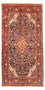 Persisk tæppe - Nomadisk - 264 x 134 cm - mørkeblå