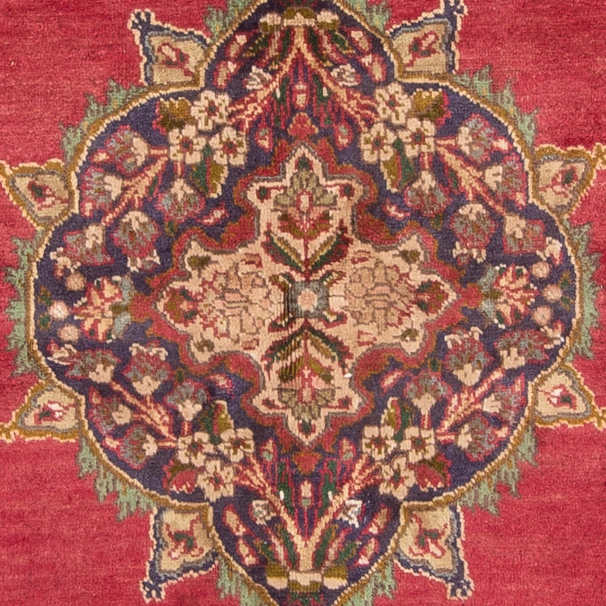 Persisk tæppe - Tabriz - 203 x 145 cm - rød