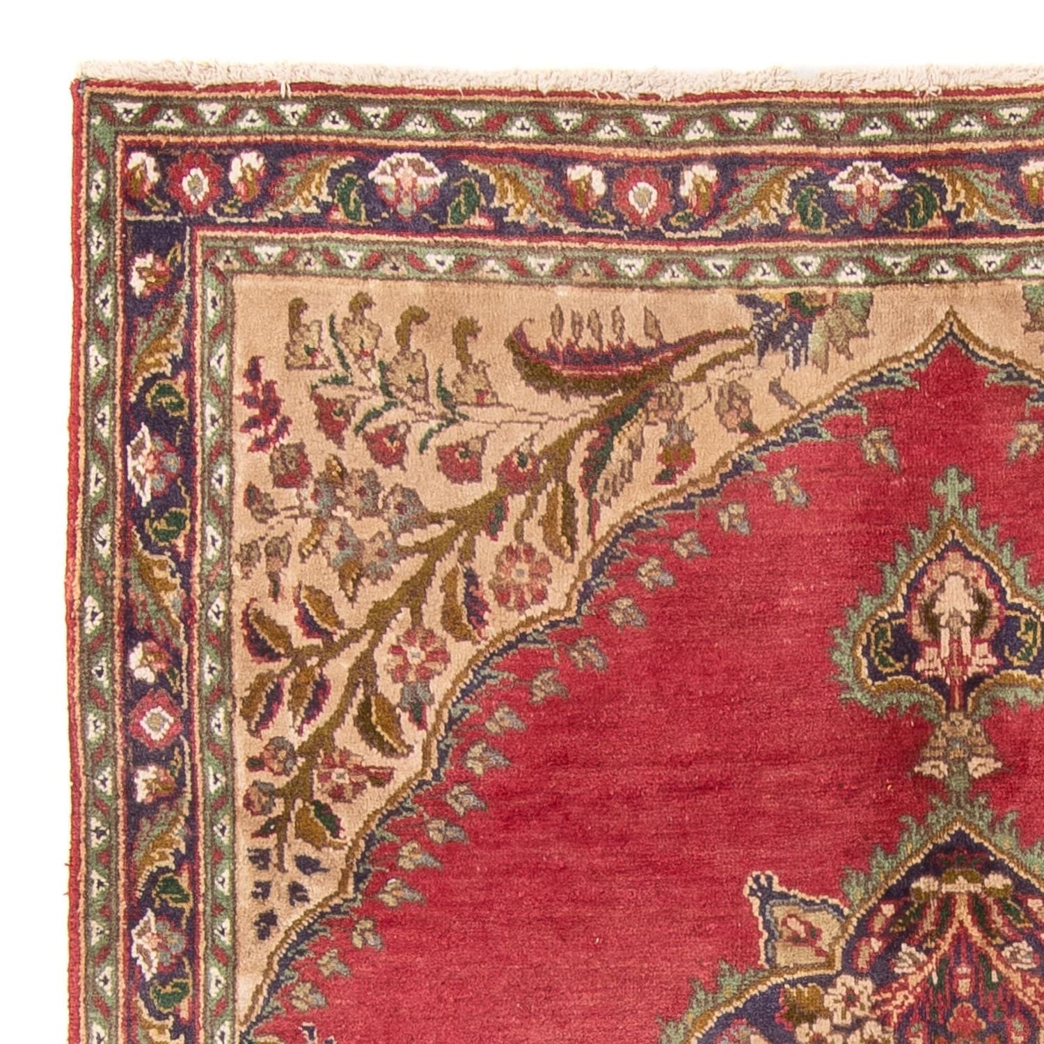 Persisk tæppe - Tabriz - 203 x 145 cm - rød