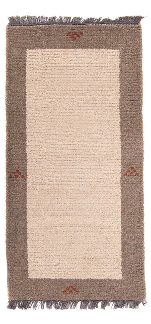 Nepal Tæppe - 140 x 70 cm - beige