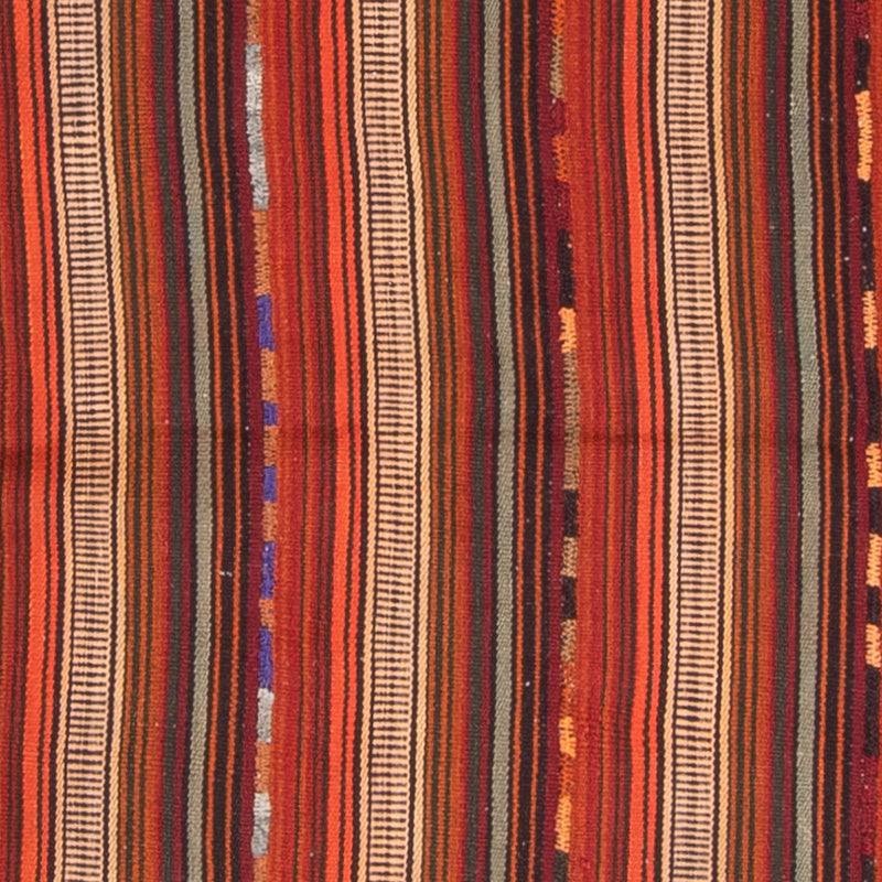 Kelim-tæppe - gammelt firkantet  - 182 x 180 cm - flerfarvet