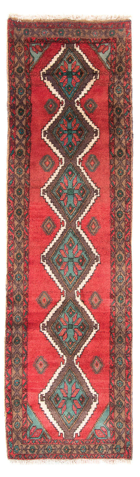 Løber Persisk tæppe - Nomadisk - 275 x 80 cm - terrakotta