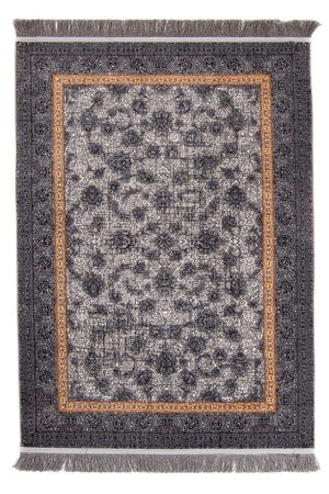 Orientalsk vævet tæppe - 150 x 100 cm - grå
