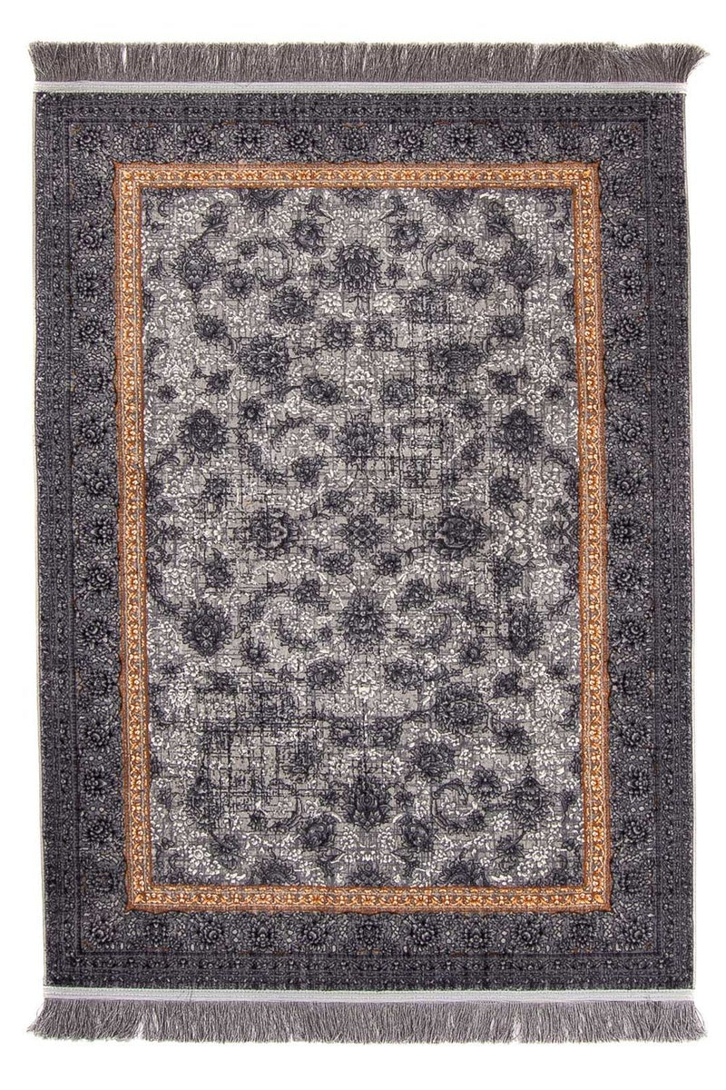 Orientalsk vævet tæppe - 150 x 100 cm - grå