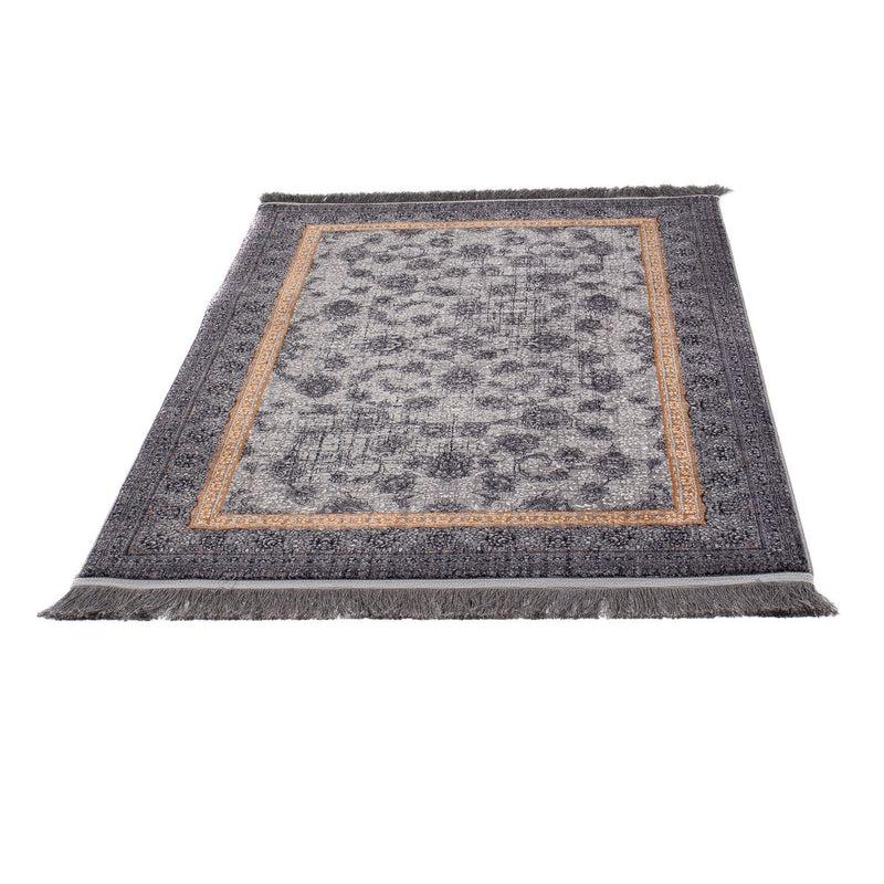 Orientalsk vævet tæppe - 150 x 100 cm - grå