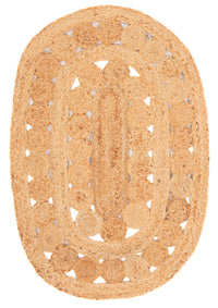 Jutemåtte - 200 x 140 cm - natur