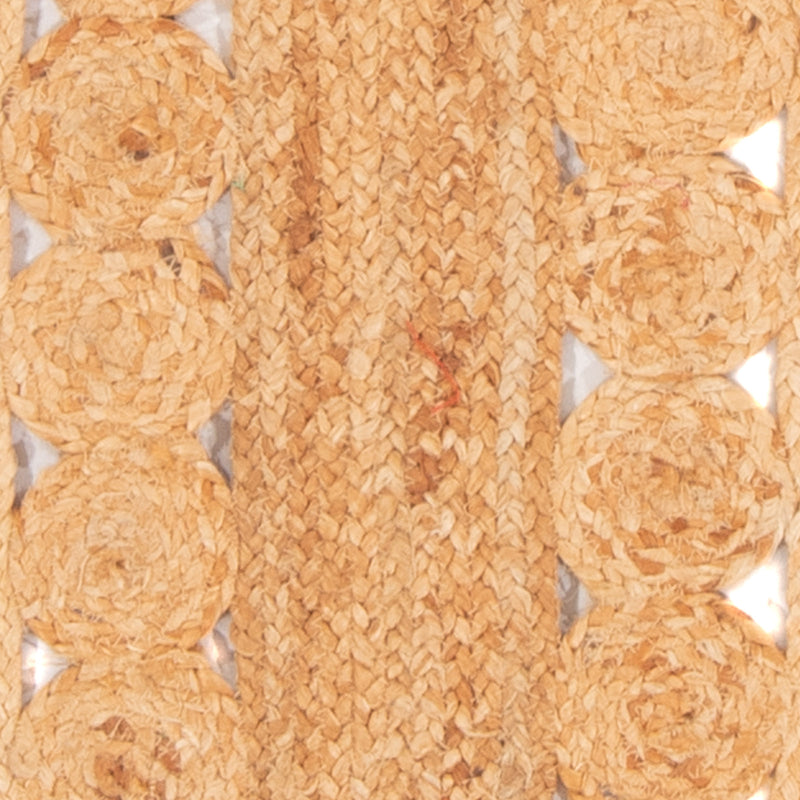 Sisaltæppe oval  - 91 x 61 cm - natur