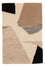 Uldtæppe - 90 x 60 cm - beige