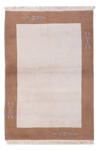 Nepal Tæppe - 180 x 120 cm - creme