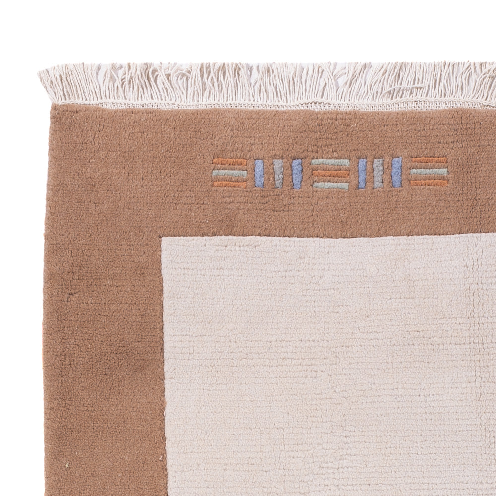 Nepal Tæppe - 180 x 120 cm - creme