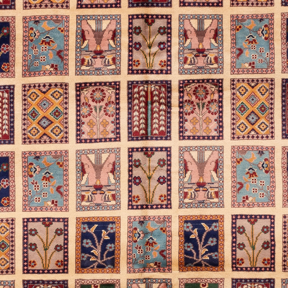 Afghansk tæppe - 360 x 248 cm - flerfarvet