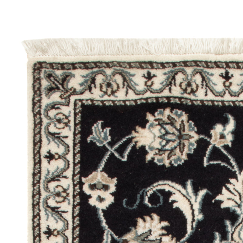 Persisk tæppe - Nain - 130 x 70 cm - mørkeblå