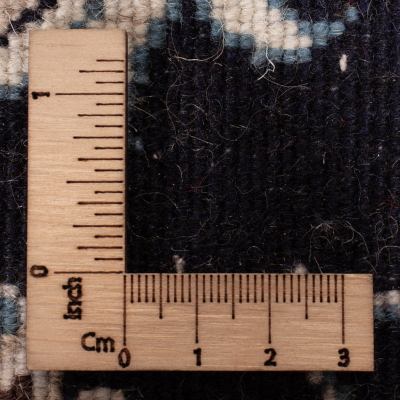 Persisk tæppe - Nain - 130 x 70 cm - mørkeblå