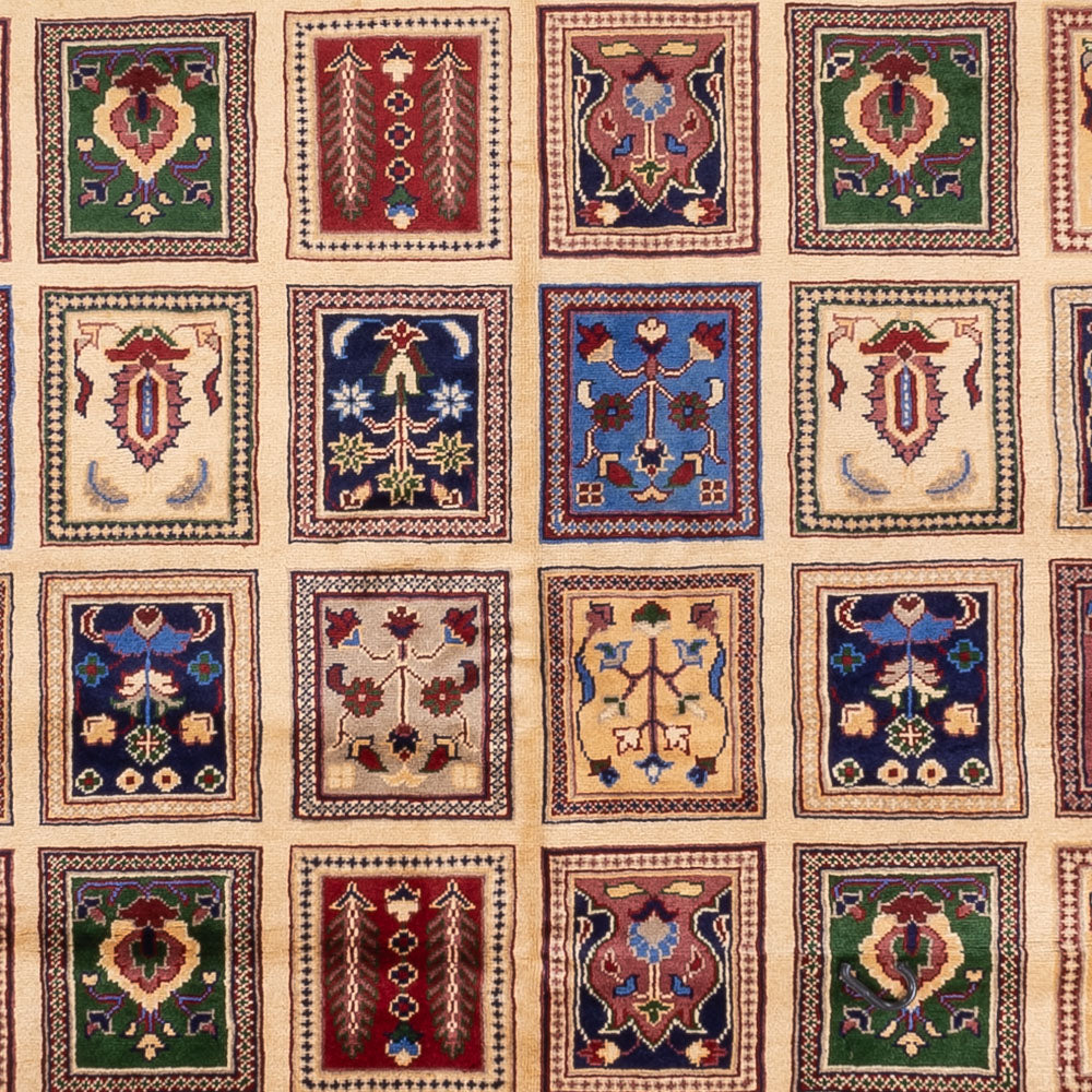 Afghansk tæppe - 345 x 252 cm - flerfarvet