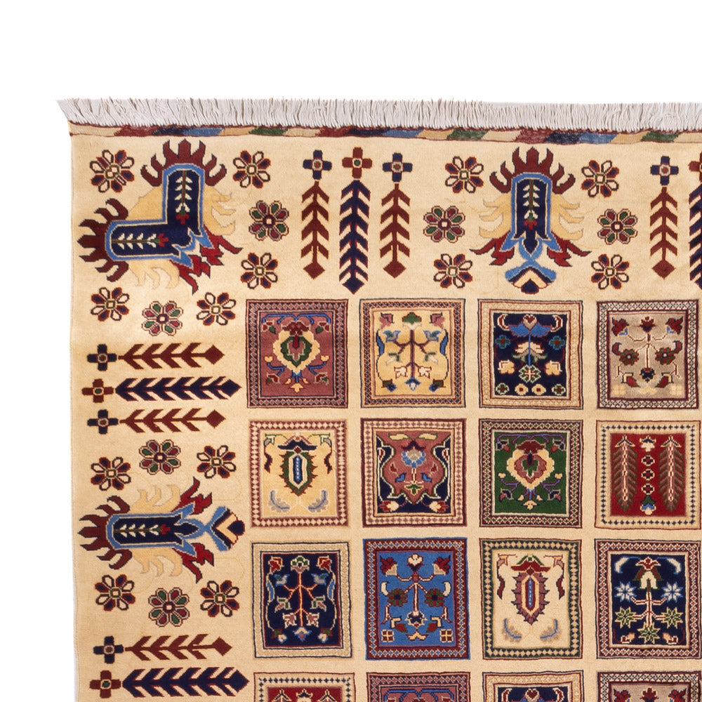 Afghansk tæppe - 345 x 252 cm - flerfarvet