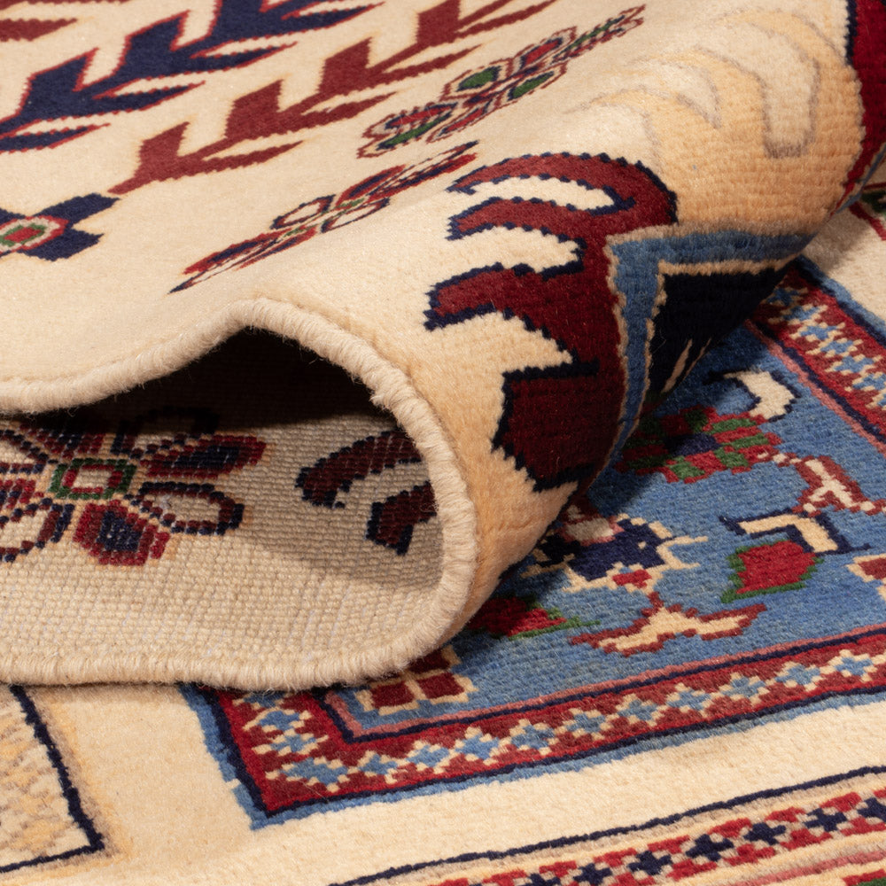 Afghansk tæppe - 345 x 252 cm - flerfarvet