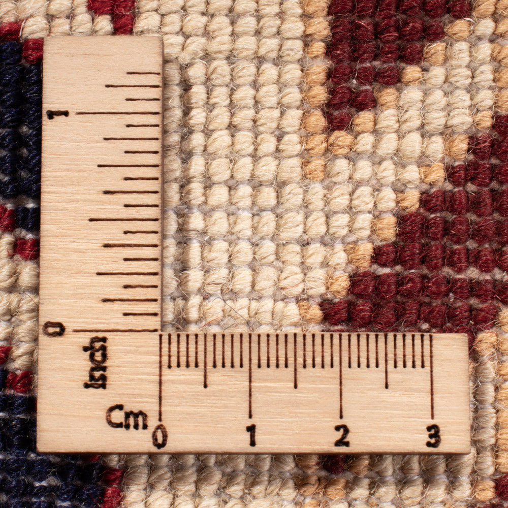 Afghansk tæppe - 345 x 252 cm - flerfarvet