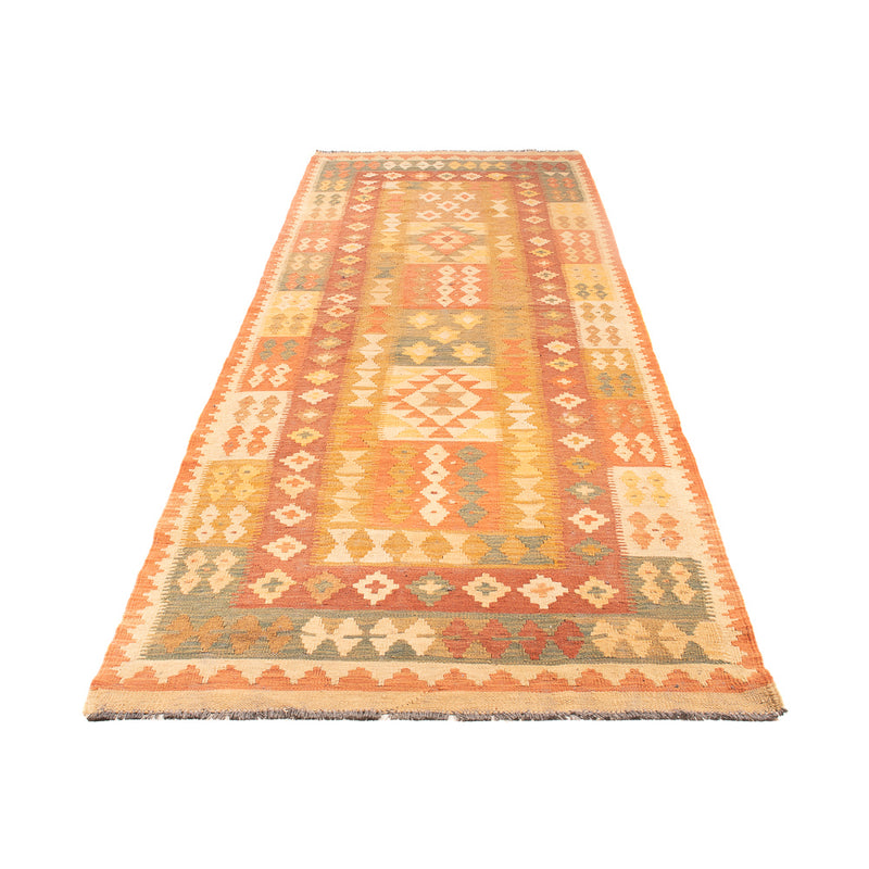 Løber Kelim Carpet - Splash - 315 x 95 cm - flerfarvet