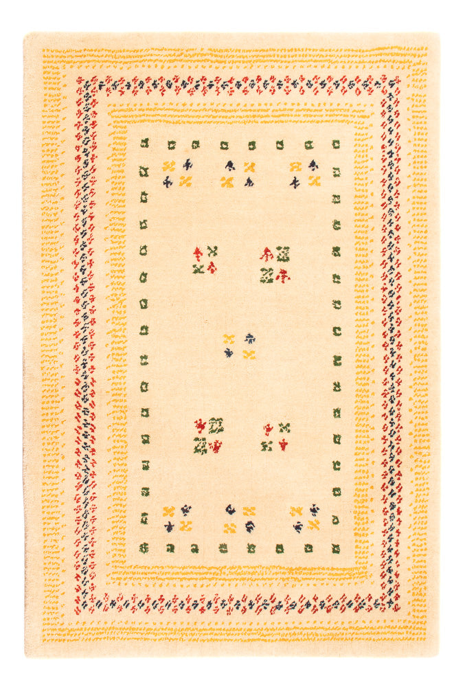 Gabbeh Tæppe - Loribaft Softy - 90 x 60 cm - beige