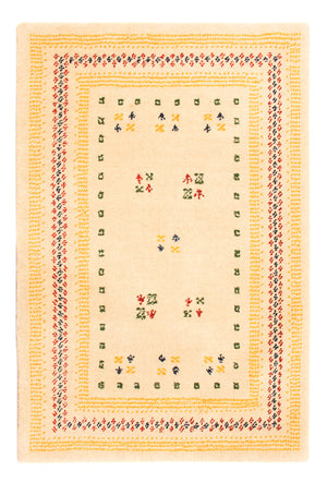 Gabbeh Tæppe - Loribaft Softy - 90 x 60 cm - beige