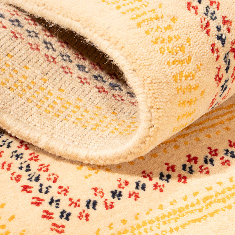 Gabbeh Tæppe - Loribaft Softy - 90 x 60 cm - beige