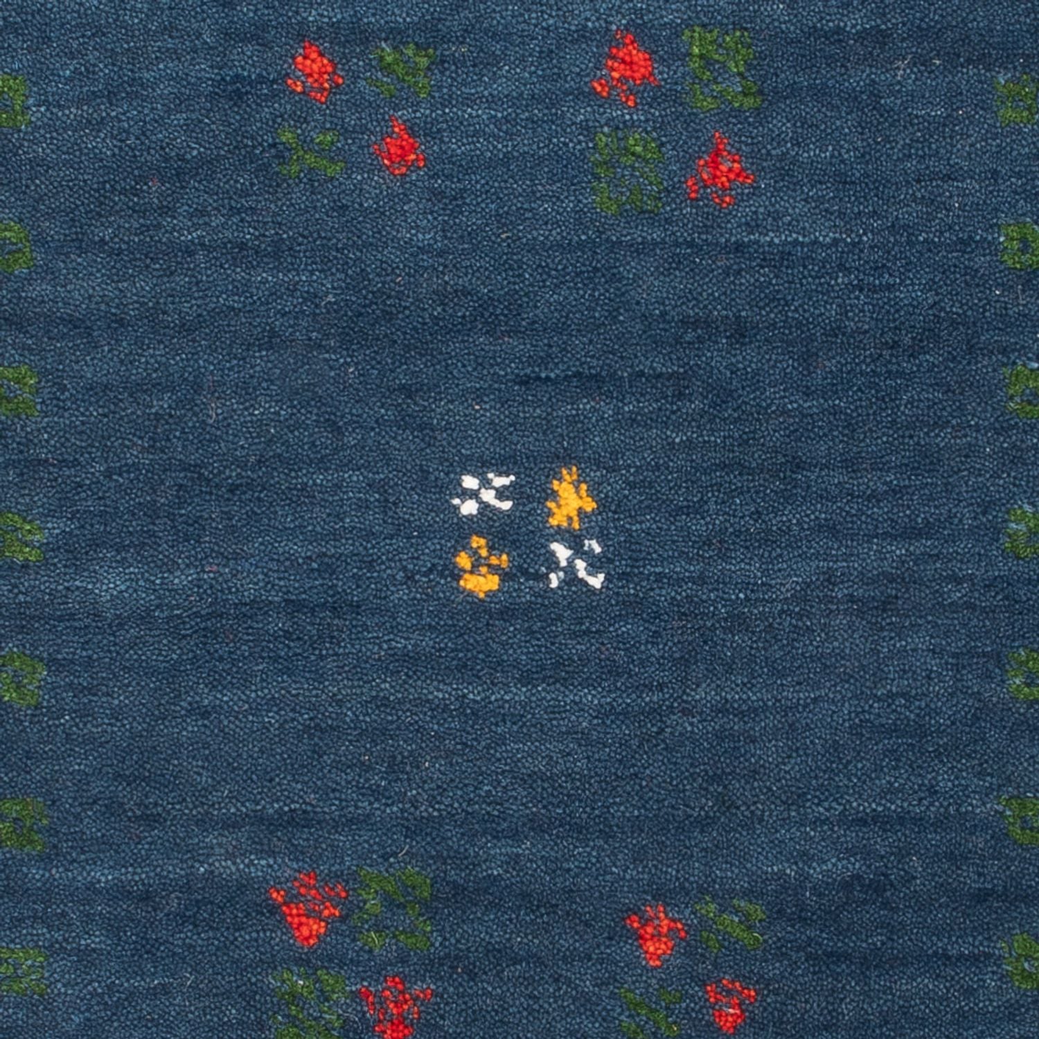Gabbeh Tæppe - Loribaft Softy - 90 x 60 cm - blå