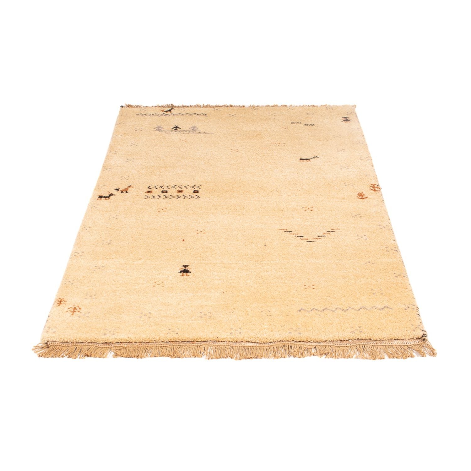 Gabbeh-tæppe - Indus - 160 x 90 cm - beige