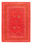 Gabbeh Tæppe - Loribaft Softy - 90 x 60 cm - rød