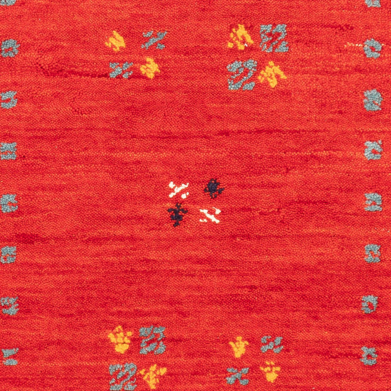 Gabbeh Tæppe - Loribaft Softy - 90 x 60 cm - rød