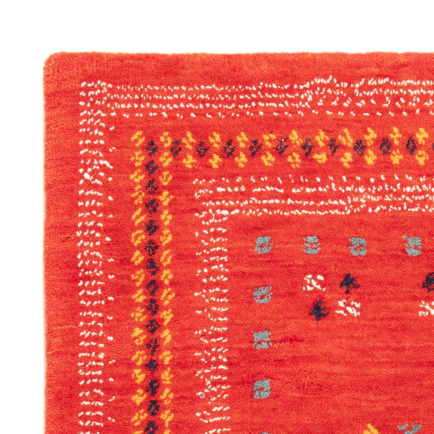 Gabbeh Tæppe - Loribaft Softy - 90 x 60 cm - rød
