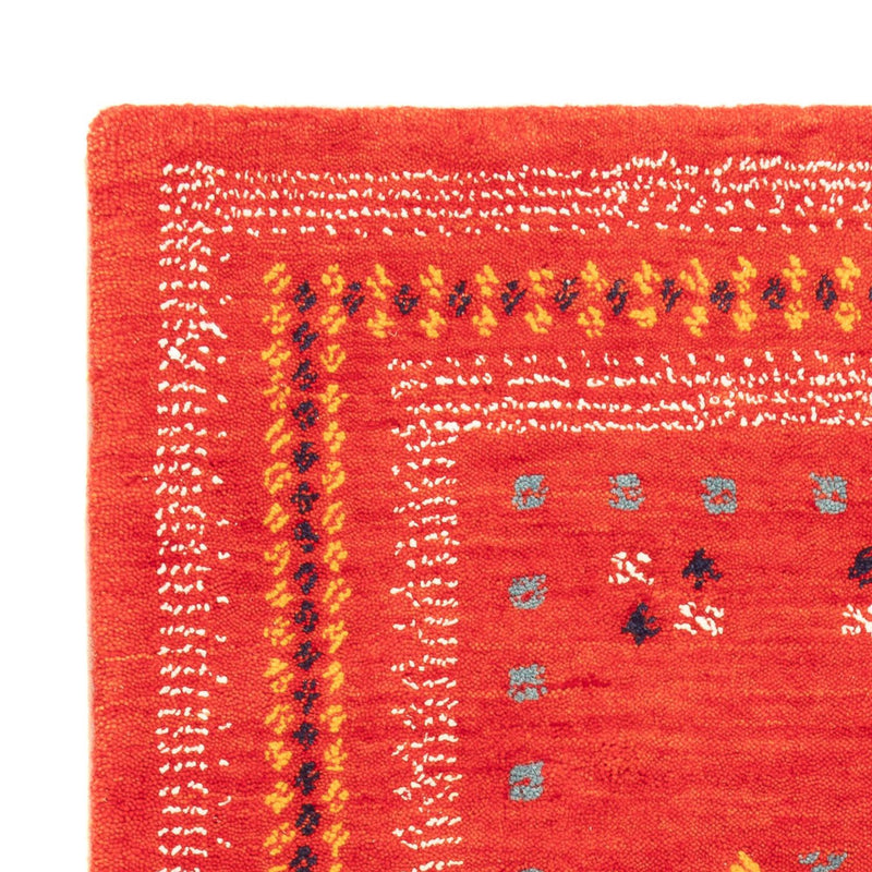 Gabbeh Tæppe - Loribaft Softy - 90 x 60 cm - rød