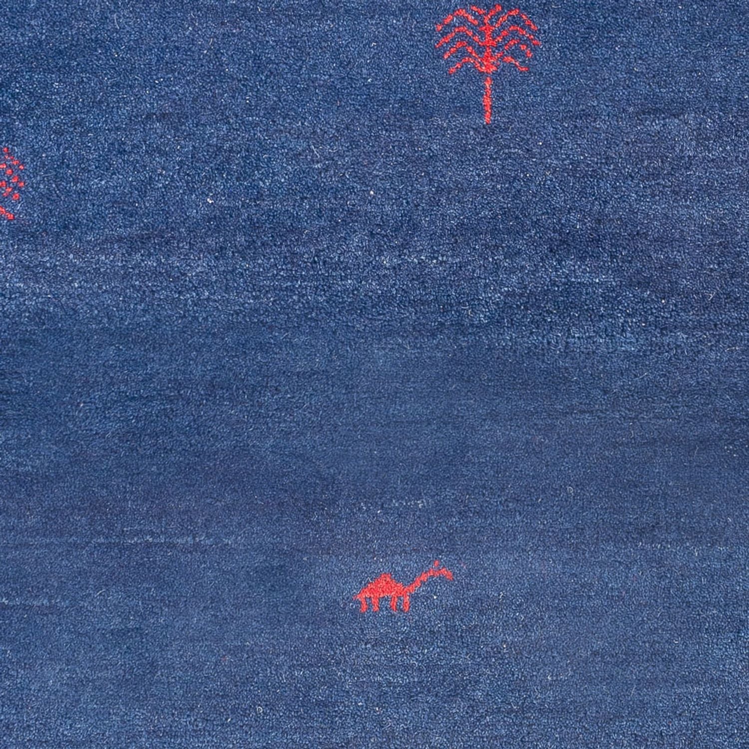 Gabbeh-tæppe - Indus - 180 x 120 cm - mørkeblå