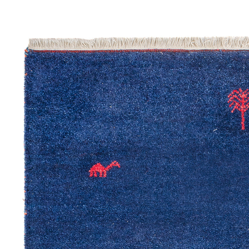 Gabbeh-tæppe - Indus - 180 x 120 cm - mørkeblå