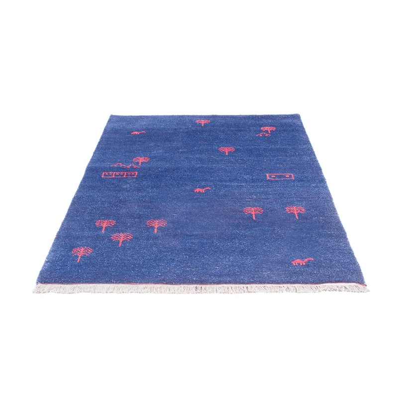 Gabbeh-tæppe - Indus - 180 x 120 cm - mørkeblå