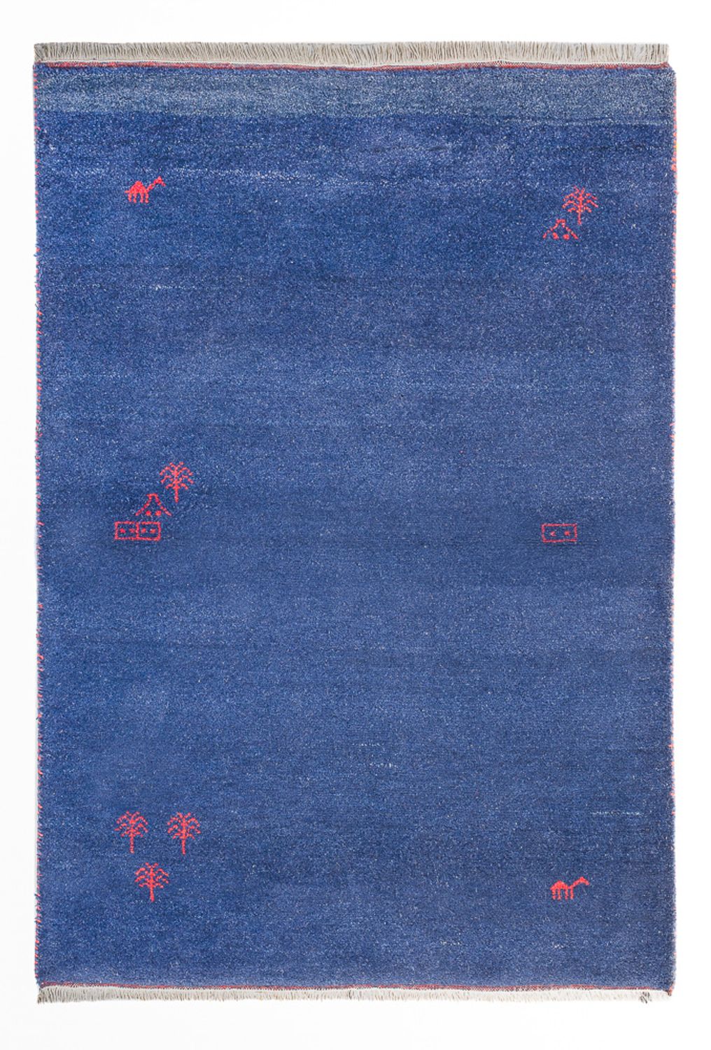 Gabbeh-tæppe - Indus - 180 x 120 cm - mørkeblå