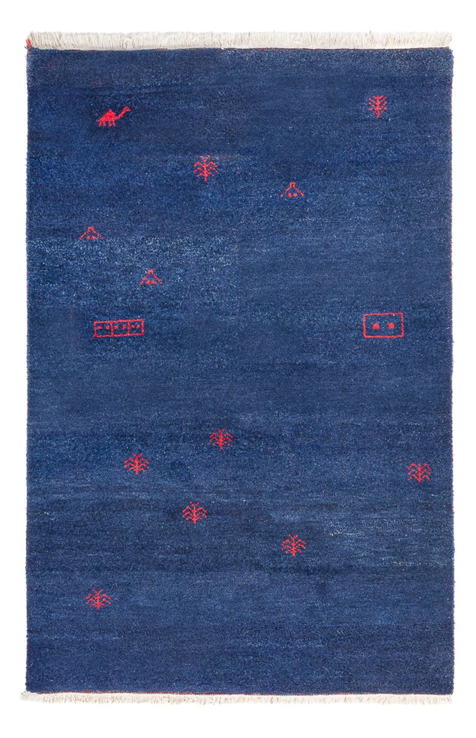 Gabbeh-tæppe - Indus - 180 x 120 cm - mørkeblå