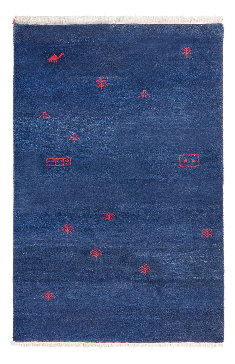 Gabbeh-tæppe - Indus - 180 x 120 cm - mørkeblå