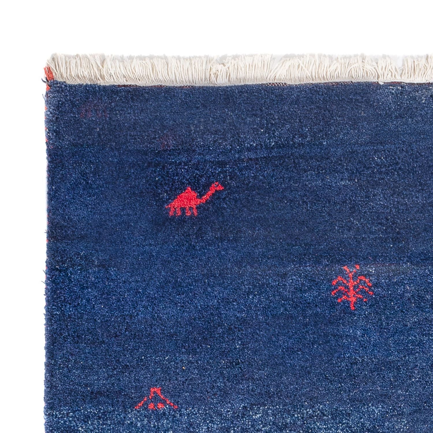 Gabbeh-tæppe - Indus - 180 x 120 cm - mørkeblå