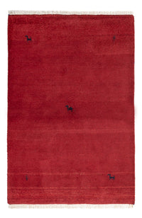Gabbeh-tæppe - Indus - 180 x 120 cm - bordeaux rød