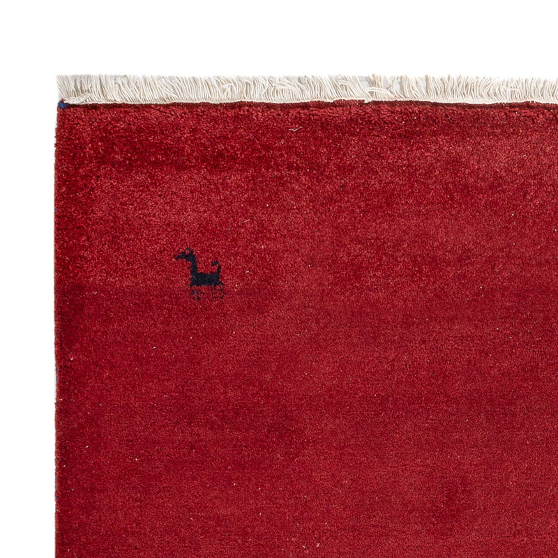 Gabbeh-tæppe - Indus - 180 x 120 cm - bordeaux rød