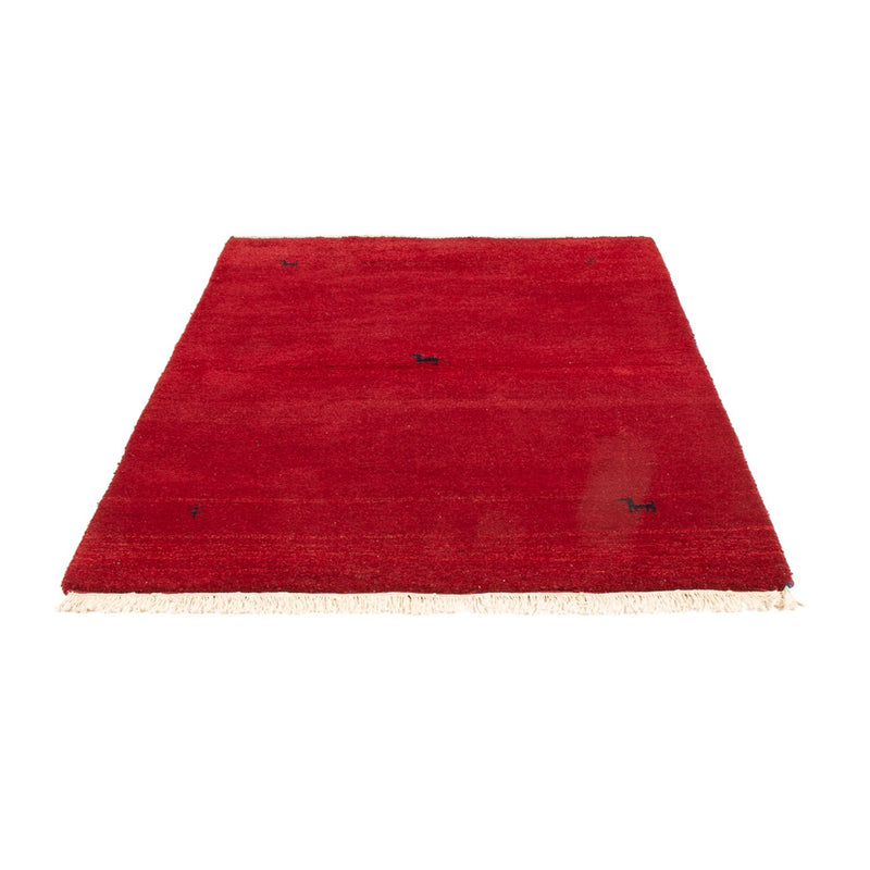 Gabbeh-tæppe - Indus - 180 x 120 cm - bordeaux rød