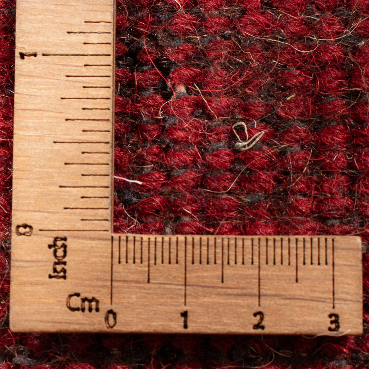 Gabbeh-tæppe - Indus - 180 x 120 cm - bordeaux rød