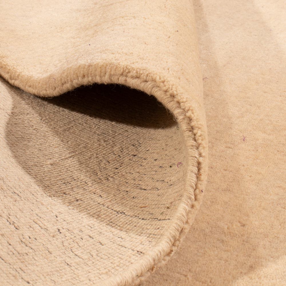 Gabbeh Tæppe - Loribaft Softy - 160 x 90 cm - lys beige