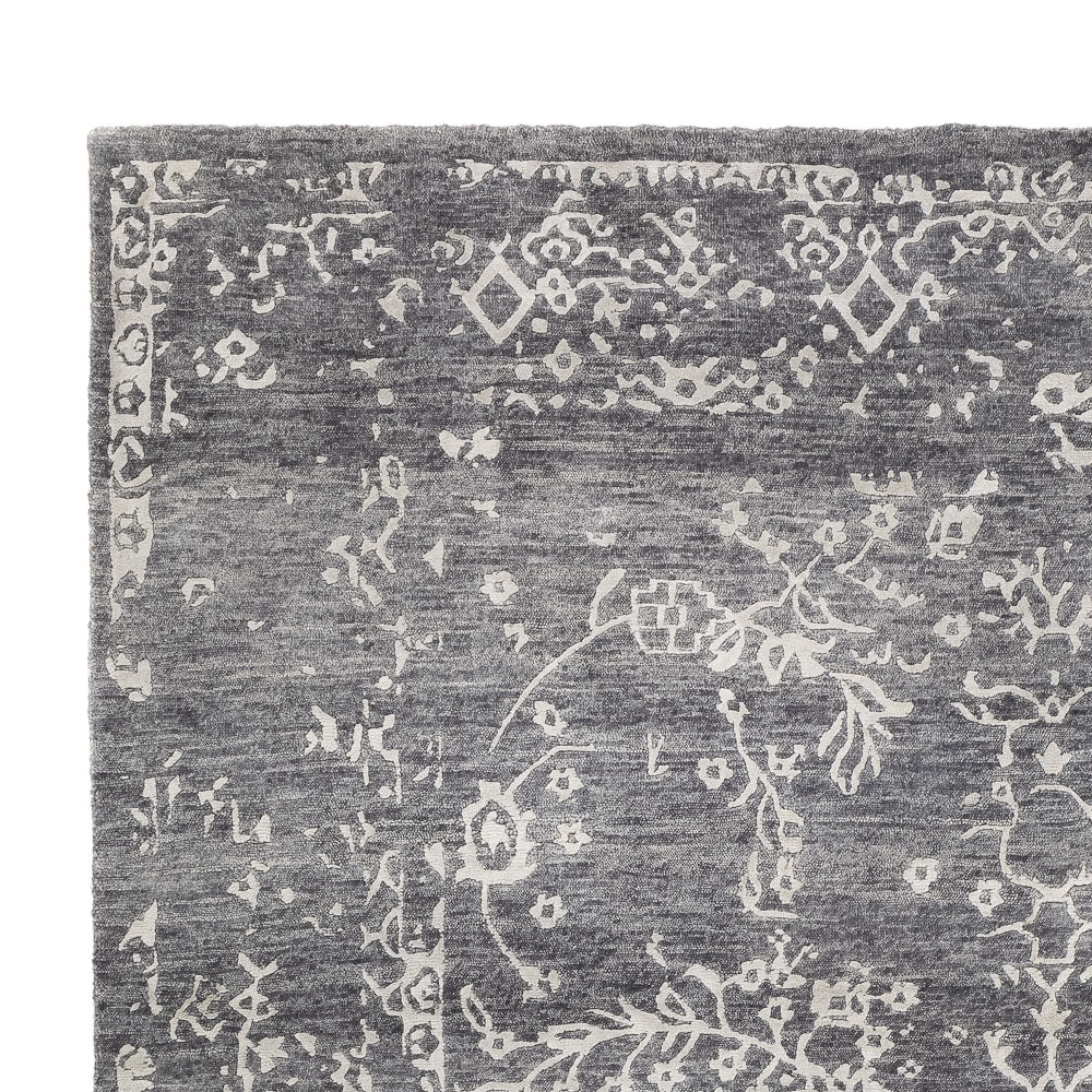 Designer tæppe - 240 x 170 cm - mørkegrå
