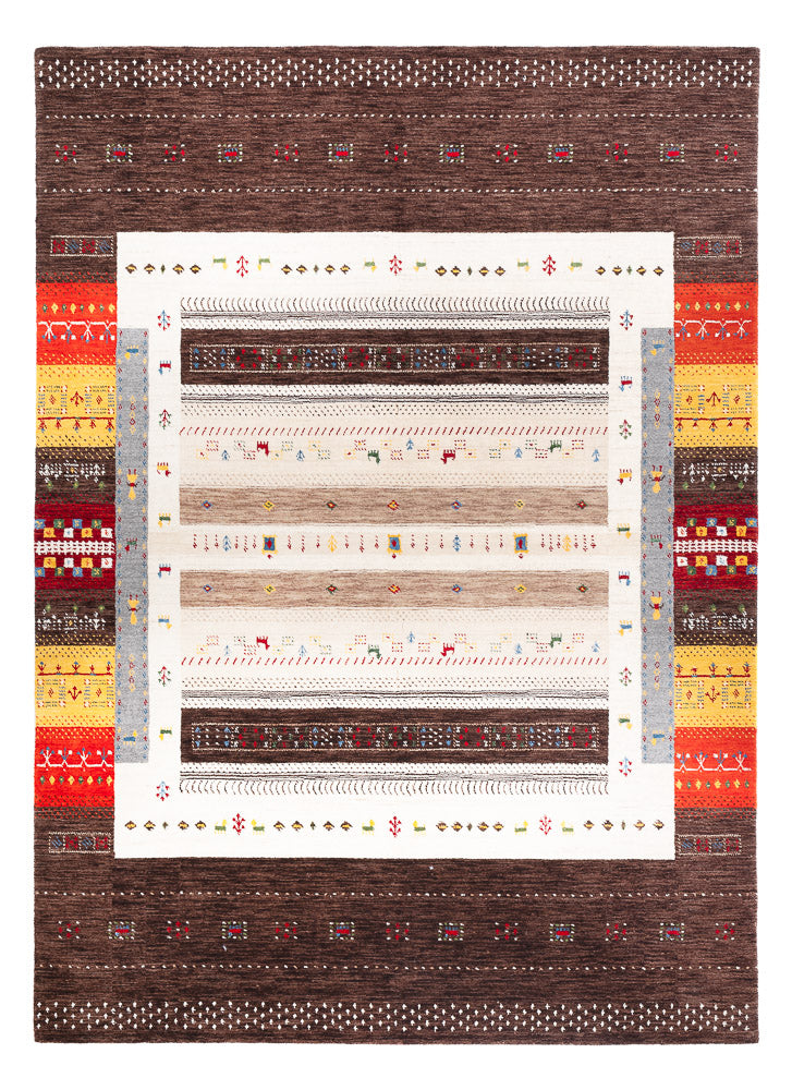 Gabbeh Tæppe - Loribaft Softy - 240 x 170 cm - flerfarvet