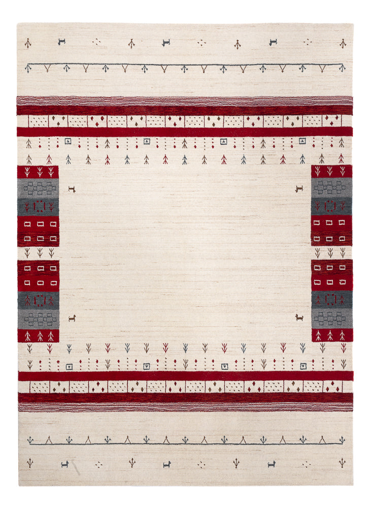 Gabbeh Tæppe - Loribaft Softy - 240 x 170 cm - flerfarvet